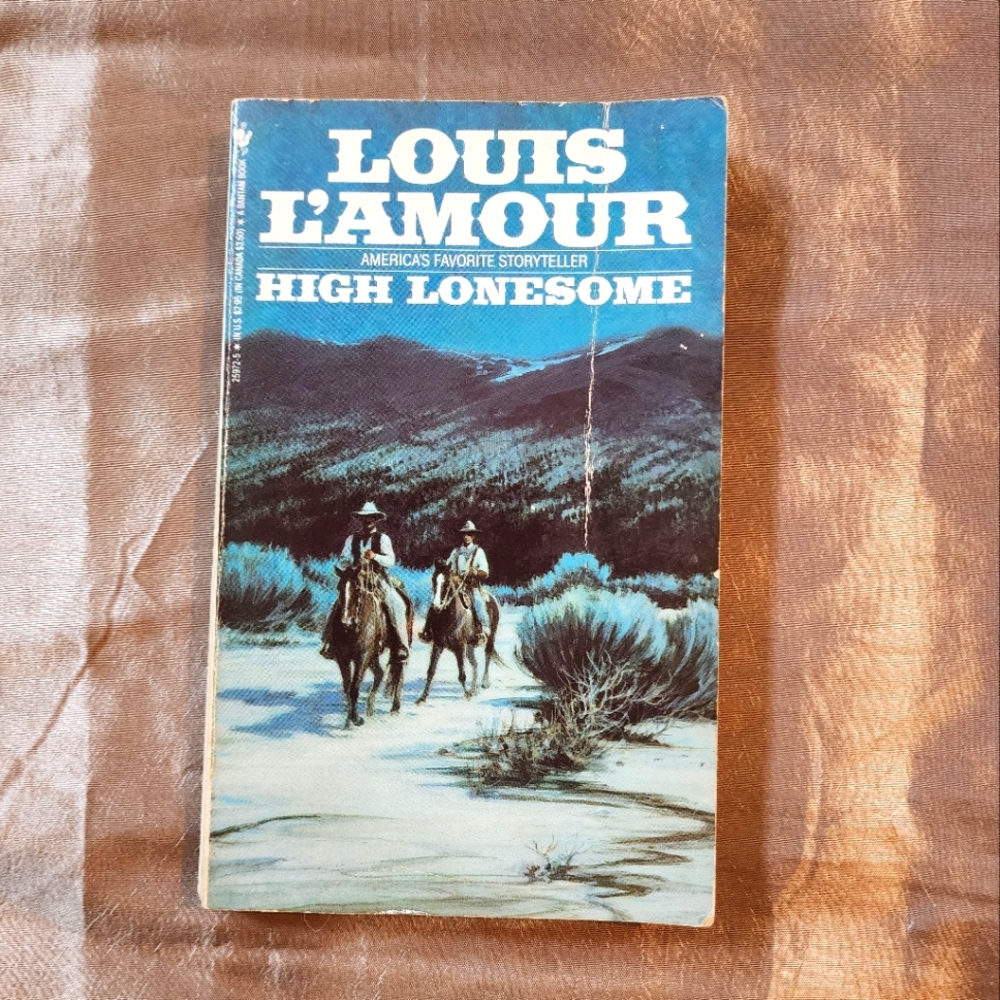 Vintage High Lonesome Louis L'amour Paperback Book